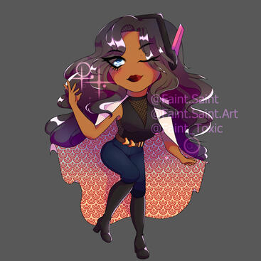 Cosplay Chibi Commission Branding